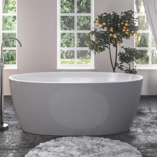 Eastbrook Wandsworth 1495 x 725 x 580mm Freestanding Bath (Inc Waste) Grey | 33.0004