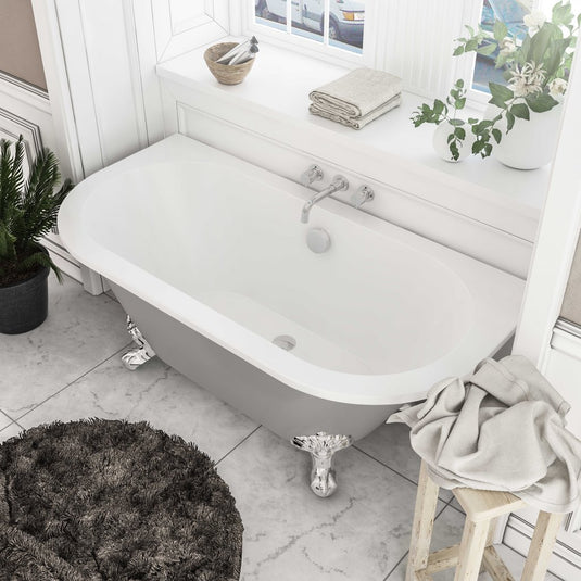 Eastbrook Mortlake 1500 x 740 x 610mm Freestanding Bath Grey | 33.0014