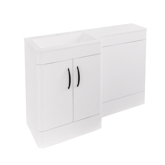 Eastbrook Chaddesley 1200mm Combination Vanity Unit High Gloss White | 37.2084