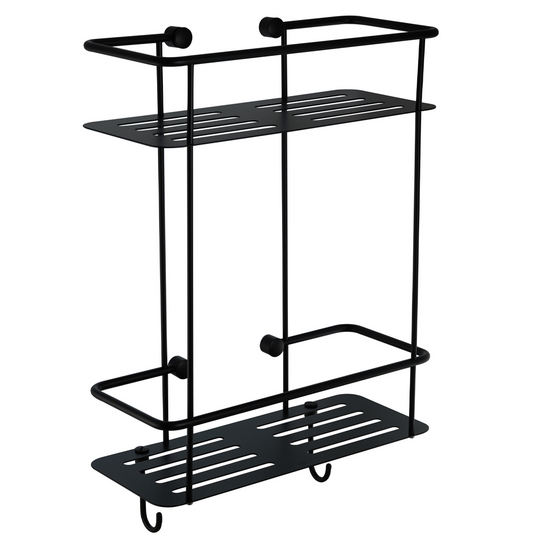 JTP Hix Double Square Basket Matt Black | 382018MB