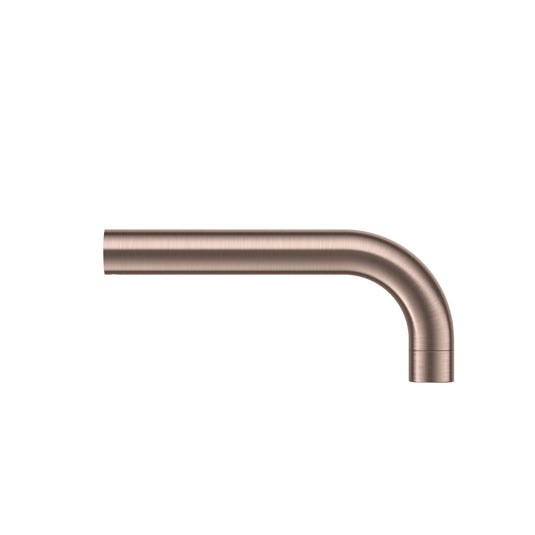 Scudo Core 200mm Cloakroom Brass Spout - Brushed Bronze - NU-054