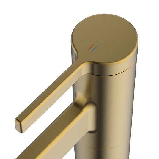 Clearwater Taku Single Lever Monobloc Kitchen Sink Mixer Tap - Brushed Brass - TAK10BB