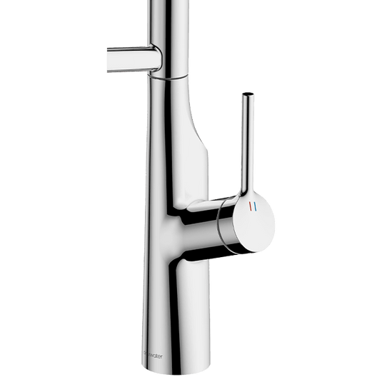 Clearwater Alasia Pro Single Lever Pull Out Kitchen Sink Mixer Tap - Chrome - ALA30CP