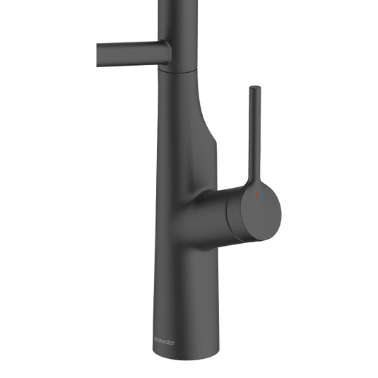 Clearwater Alasia Pro Single Lever Pull Out Kitchen Sink Mixer Tap - Matt Black - ALA30MB