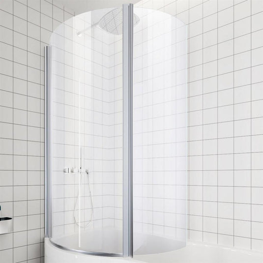Eastbrook Beaufort 1535x(785+465)mm Type 2 6mm Folding Door Bath Screen LH Chrome | 69.4002L