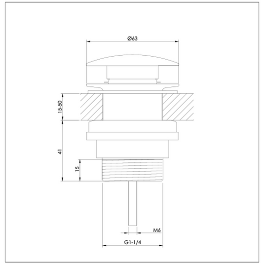 JTP Dual Basin Waste for Slotted and Unslotted Provisions |  Chrome | 709SUNFF