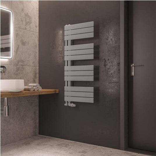 Eastbrook Helmsley 800 x 600mm Towel Rail Matt Grey | 89.0623