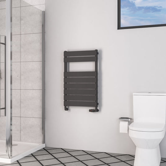 Eastbrook Deddington 800 x 500mm Towel Rail Matt Anthracite | 89.0870