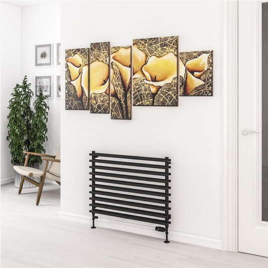 Eastbrook Murano 600 x 800mm Radiator Matt Black | 89.0918