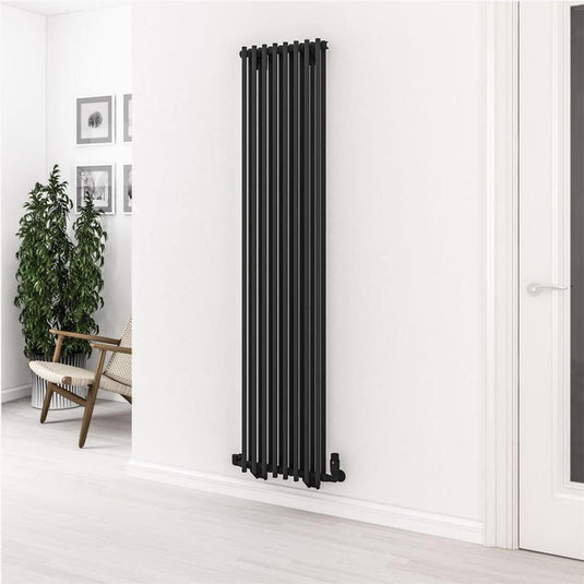 Eastbrook Murano 1800 x 410mm Radiator Matt Black | 89.0923