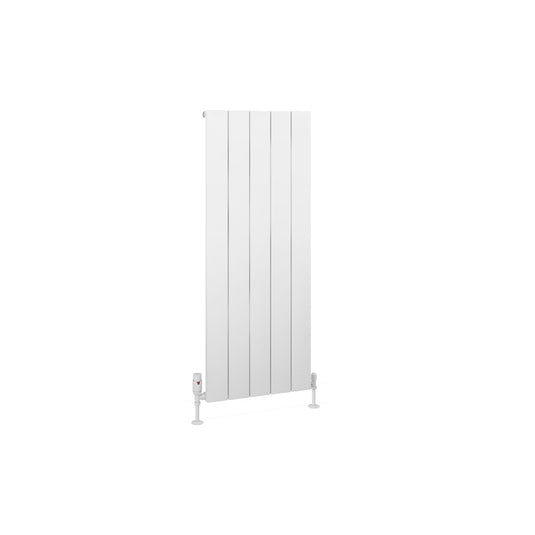 Eastbrook Charlton 1200 x 470mm Aluminium Radiator Matt White | 89.0927