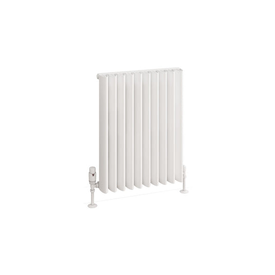 Eastbrook Witney 600 x 470mm Aluminium Radiator Matt White | 89.0941