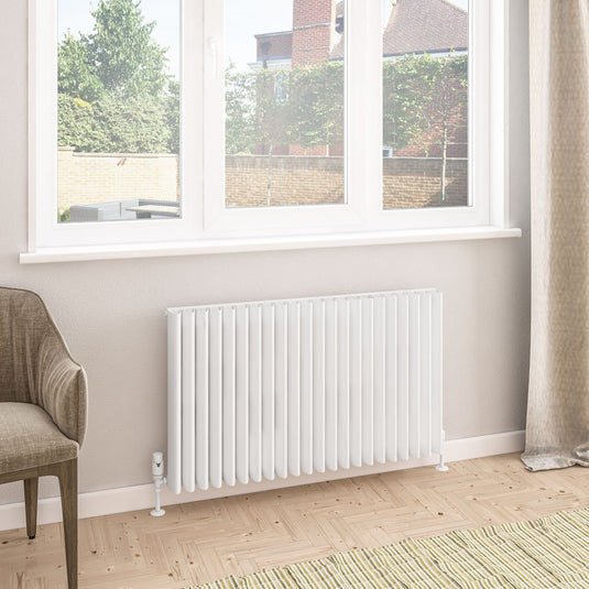 Eastbrook Witney 600 x 1040mm Aluminium Radiator Matt White | 89.0944