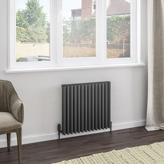 Eastbrook Witney 600 x 660mm Aluminium Radiator Matt Anthracite | 89.0975
