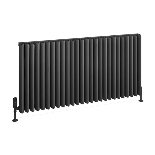Eastbrook Witney 600 x 1230mm Aluminium Radiator Matt Anthracite | 89.0978