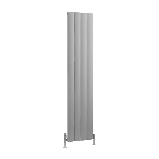 Eastbrook Tordino 1800 x 375mm Aluminium Radiator Matt Grey | 89.1215