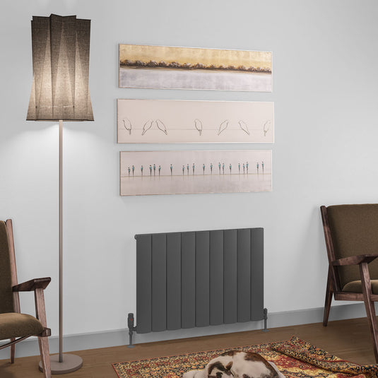 Eastbrook Tordino 600 x 850mm Aluminium Radiator Matt Anthracite | 89.1220
