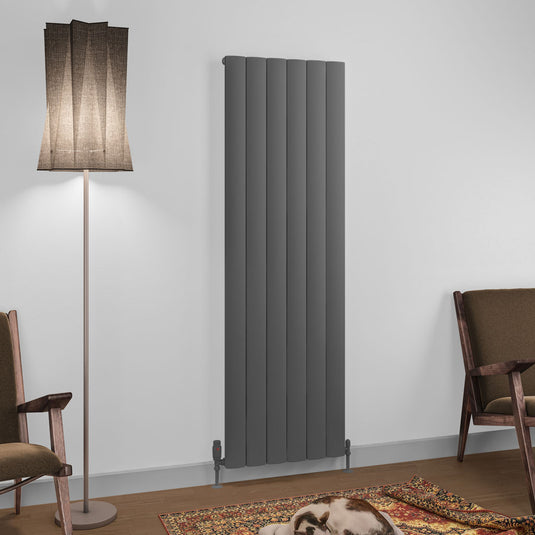 Eastbrook Tordino 1800 x 565mm Aluminium Radiator Matt Anthracite | 89.1226