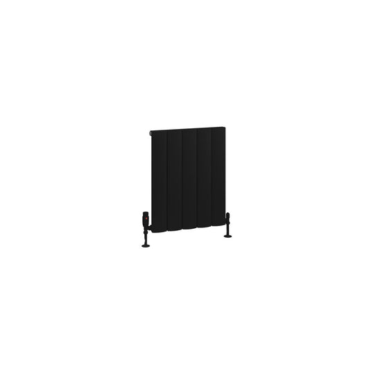 Eastbrook Tordino 600 x 470mm Aluminium Radiator Matt Black | 89.1227