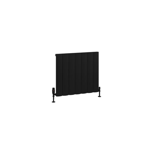 Eastbrook Tordino 600 x 660mm Aluminium Radiator Matt Black | 89.1228
