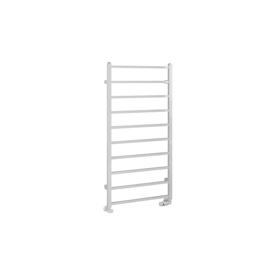 Eastbrook Tuscan 1200 x 600mm Square Towel Rail Gloss White | 89.1247