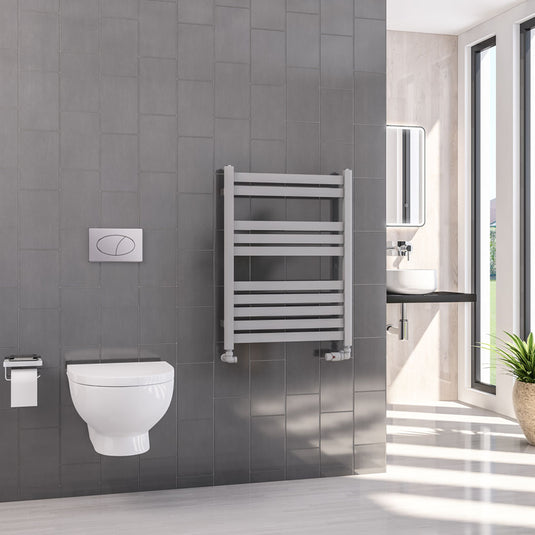 Eastbrook Defford 800 x 600mm Towel Rail Matt Grey | 89.1281