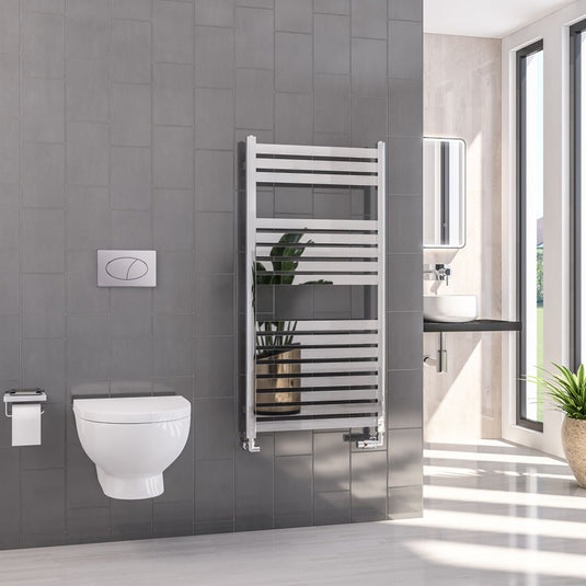 Eastbrook Defford 1200 x 600mm Towel Rail Chrome | 89.1301