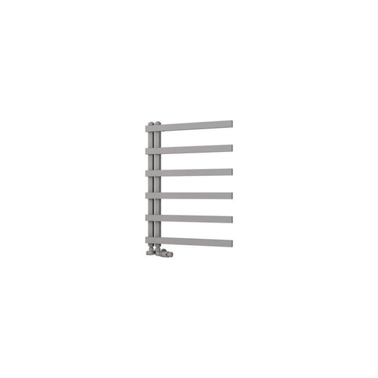 Eastbrook Platani 800 x 600mm Towel Rail Matt Grey | 89.1335