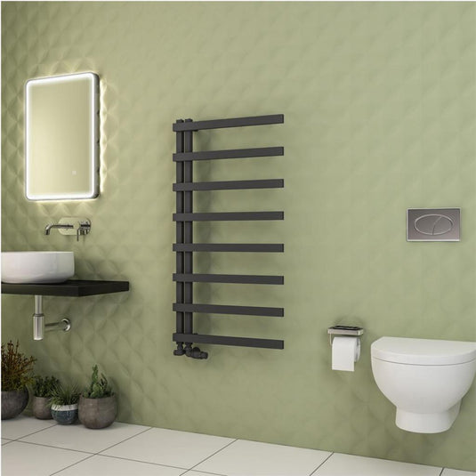 Eastbrook Platani 1150 x 600mm Towel Rail Matt Anthracite | 89.1343