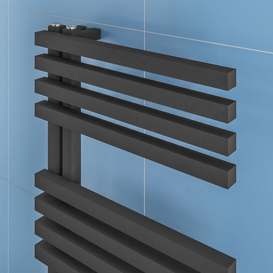 Eastbrook Reinbach 1800 x 500mm Towel Rail Matt Anthracite | 89.1380
