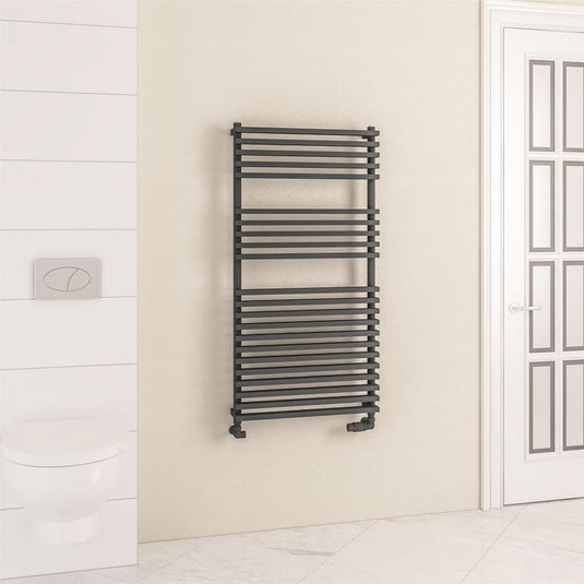 Eastbrook Rowsham 1200 x 600mm Towel Rail Matt Anthracite | 89.1397