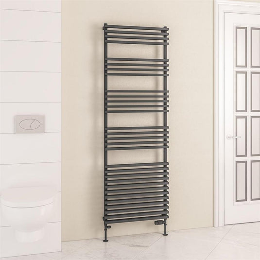 Eastbrook Rowsham 1800 x 600mm Towel Rail Matt Anthracite | 89.1399