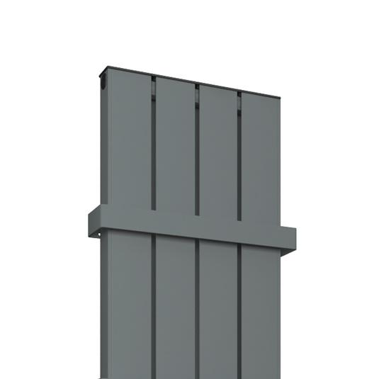 Eastbrook Vesima 603mm Towel Hanger Matt Anthracite | 89.1401