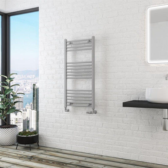 Eastbrook Wingrave 1000 x 500mm Straight Towel Multirail Matt Grey | 89.1421