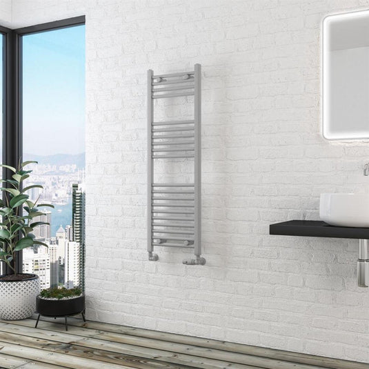 Eastbrook Wingrave 1200 x 400mm Straight Towel Multirail Matt Grey | 89.1424