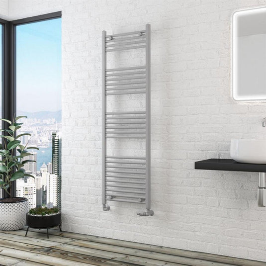 Eastbrook Wingrave 1600 x 500mm Straight Towel Multirail Matt Grey | 89.1433