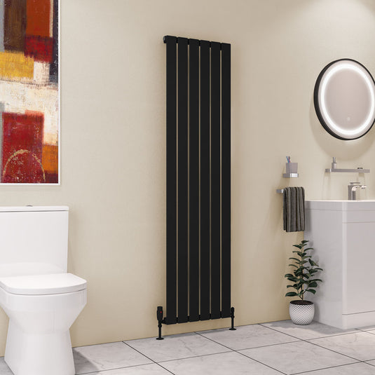 Eastbrook Deddington Radiator 1800x470mm Matt Black | 89.1517
