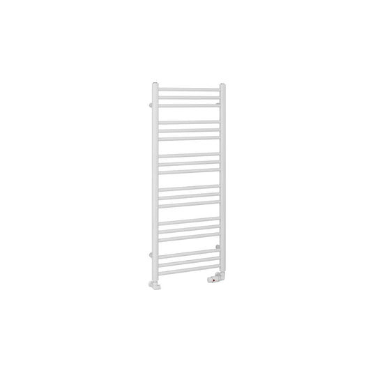 Eastbrook Corinium Round Towel Rail 1200x500mm Gloss White | 89.1544