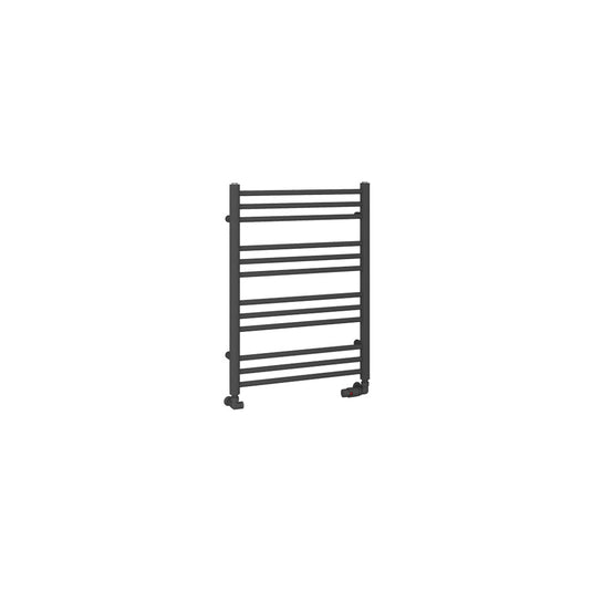 Eastbrook Corinium Round Towel Rail 800x600mm Matt Anthracite | 89.1555