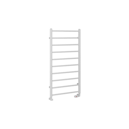 Eastbrook Tuscan Round Towel Rail 1200x600mm Gloss White | 89.1575