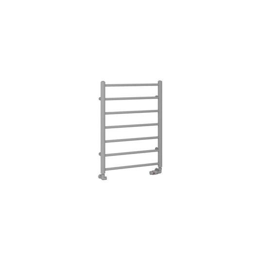 Eastbrook Tuscan Round Towel Rail 800x600mm Matt Grey | 89.1579