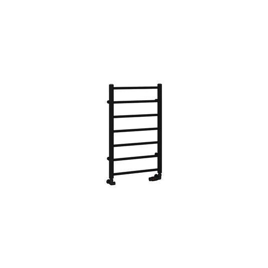 Eastbrook Tuscan Round Towel Rail 800x500mm Matt Black | 89.1590