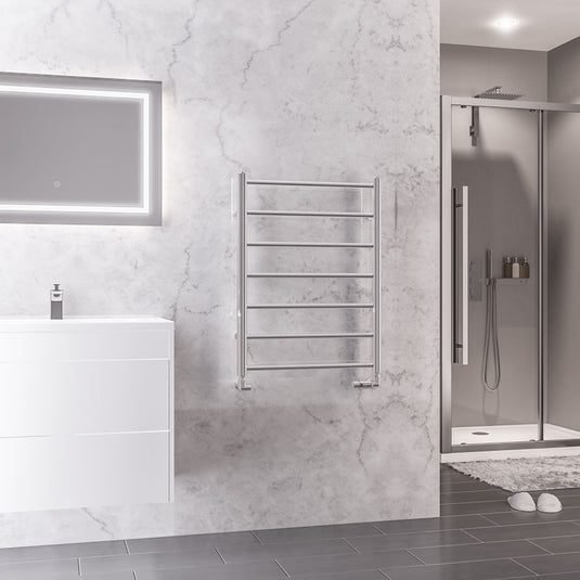Eastbrook Tuscan Round Towel Rail 800x600mm Chrome | 89.1597