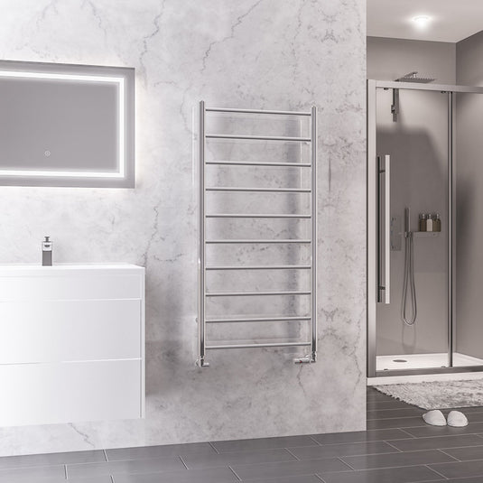 Eastbrook Tuscan Round Towel Rail 1200x600mm Chrome | 89.1599