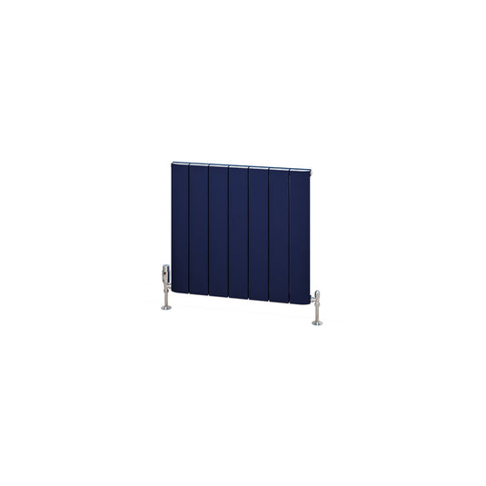 Eastbrook Withington Aluminium Radiator 600x660mm Matt Cobalt Blue | 89.1612