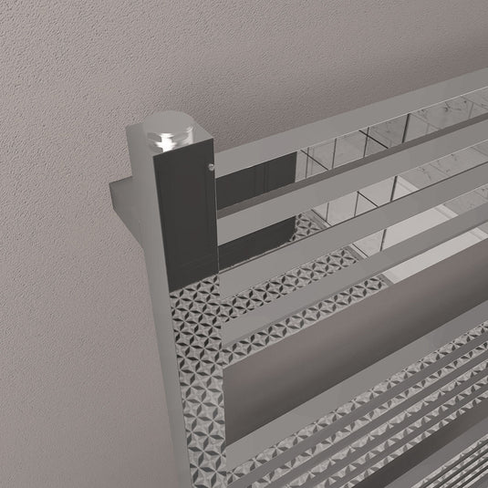 Eastbrook Tuscan Square Towel Multirail 800x500mm Chrome | 89.1665