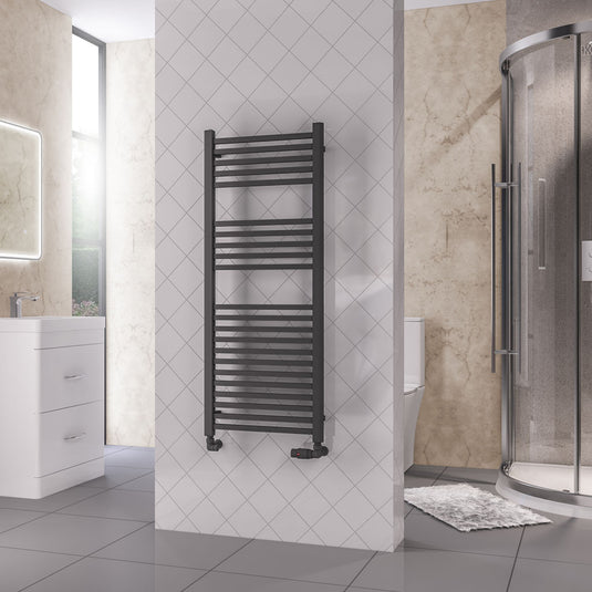 Eastbrook Rion Towel Multirail 1200x500mm Matt Anthracite | 89.1679