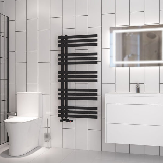 Eastbrook Hurley Towel Rail 1200x600mm Matt Black | 89.1714