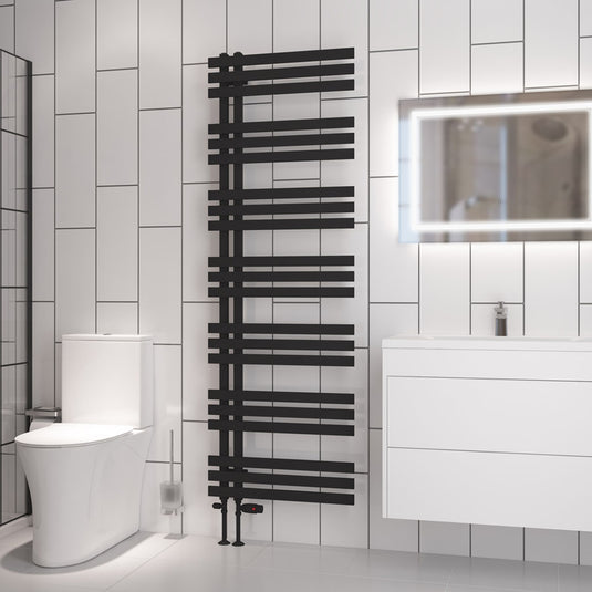 Eastbrook Hurley Towel Rail 1800x600mm Matt Black | 89.1716