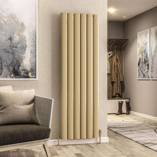 Eastbrook Malmesbury Aluminium Radiator 1800x565mm Brass Effect | 89.1771
